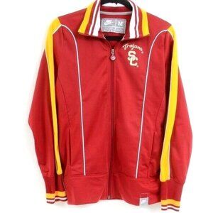 USC Trojans Nike Official Women's SC Full Zip Up Track Jacket Size Medium Sporty